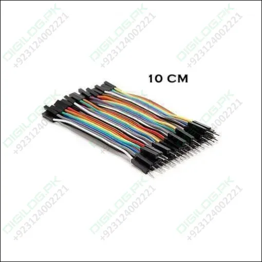 10cm Pin To Hole Jumper Wire Dupont Line 40 Pin Male To Female Arduino Jumper Wires