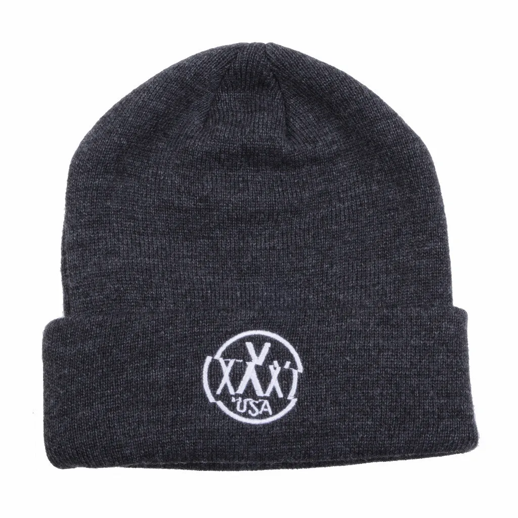 10Deep - Triple X Shift Beanie, Charcoal Heather