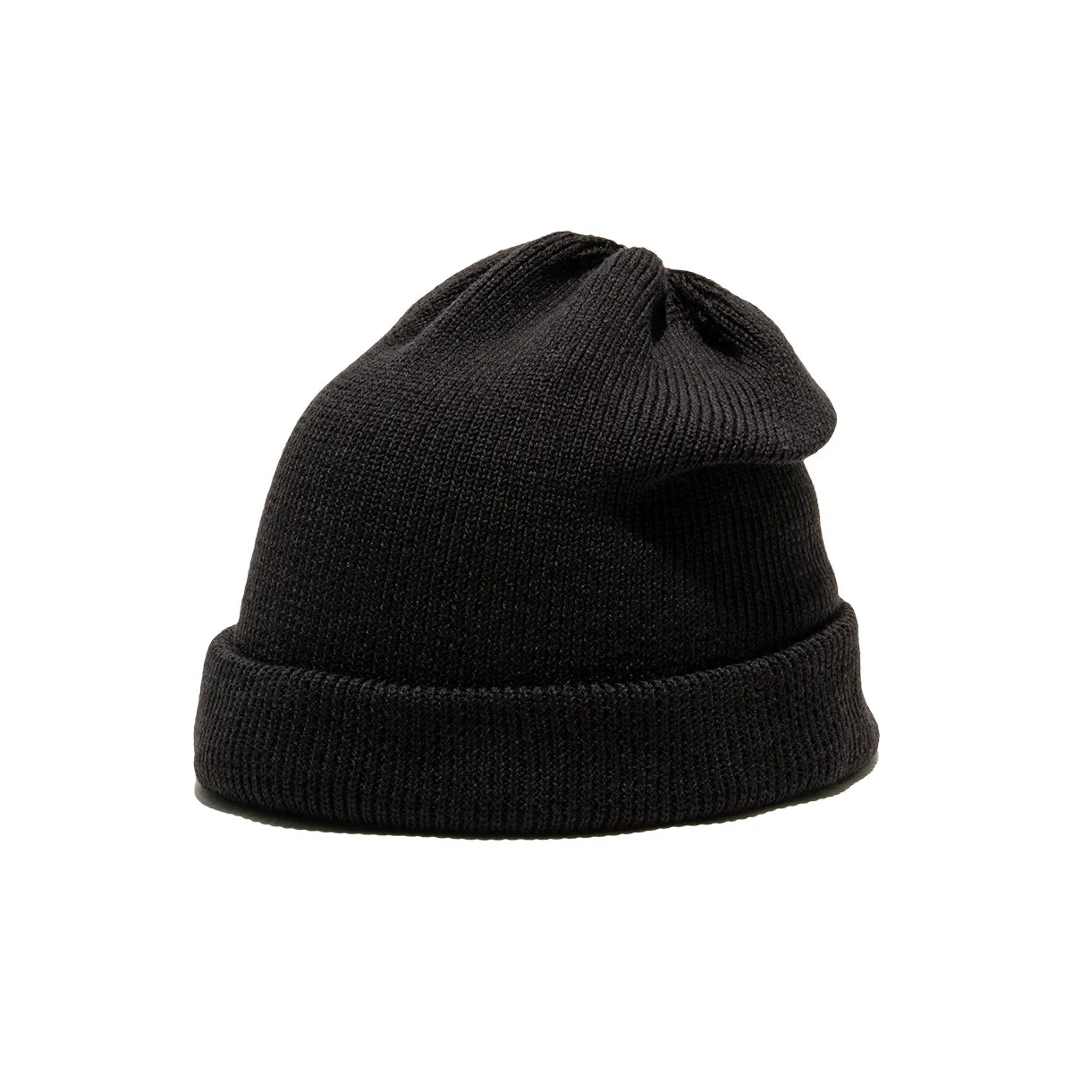 3ROLL KNIT CAP - Black