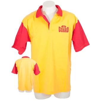 4509655    ~ EYELINE POLO SHIRT RED/YELOW