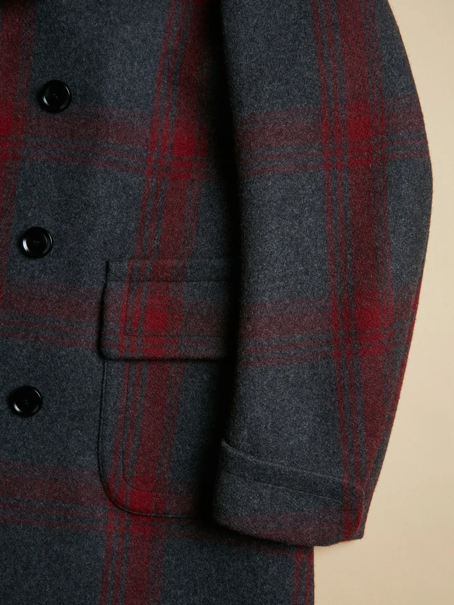 AANCHORAGE CHECKED COAT