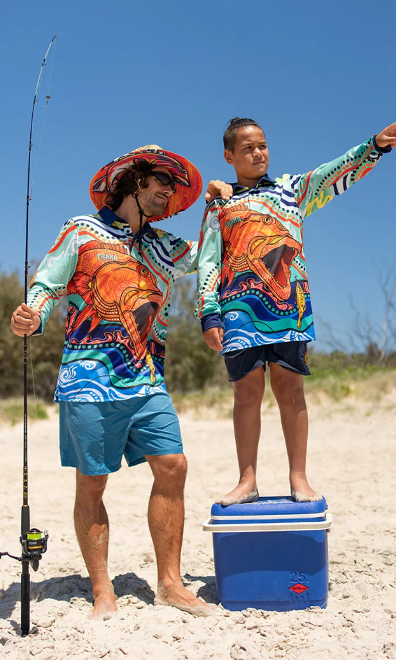 Aboriginial Art Unisex Long Sleeve Reef King