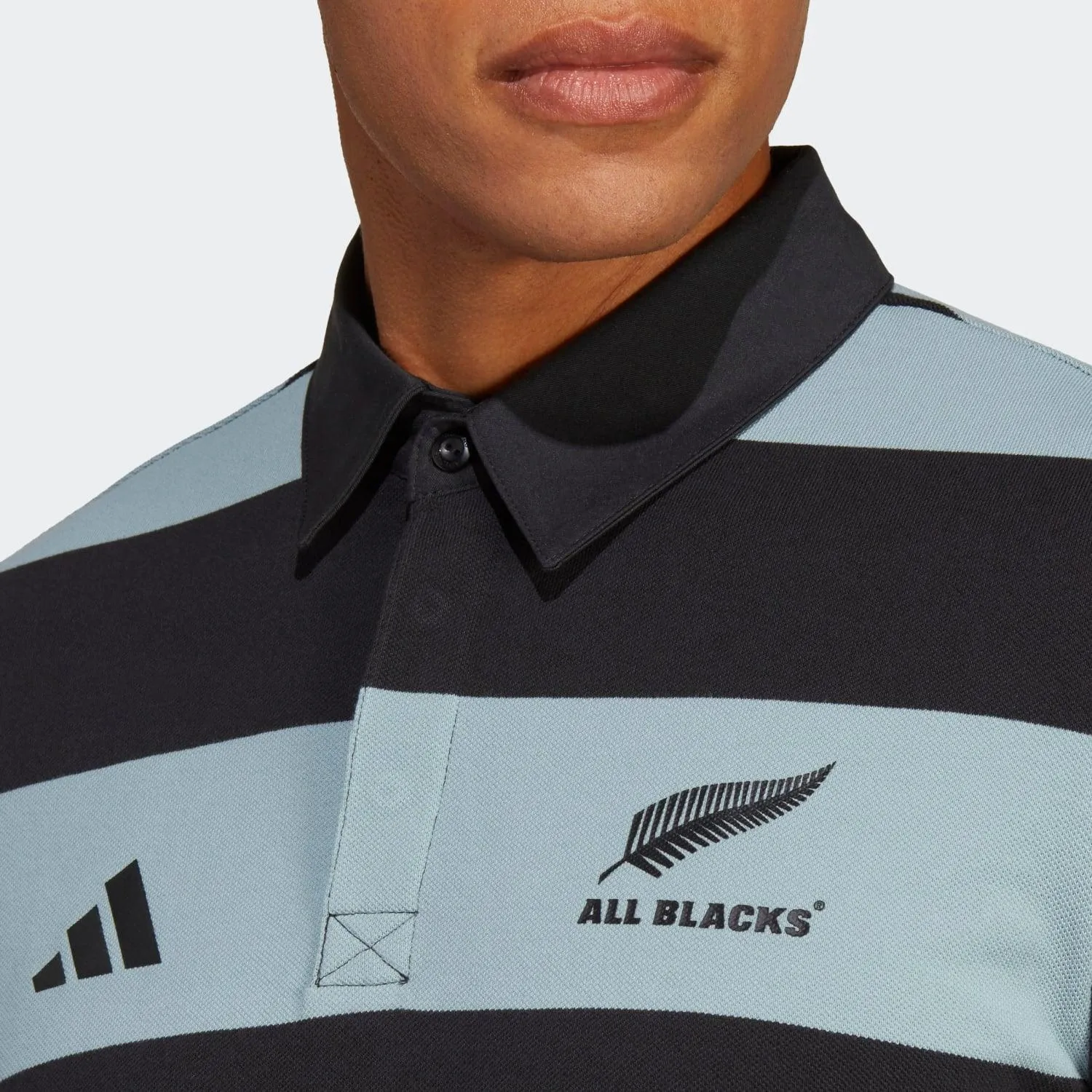 adidas New Zealand All Blacks Rugby Mens Supporters Polo