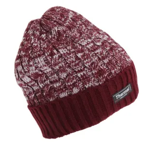 Adults Unisex Thermal Two Tone Winter Beanie Hat