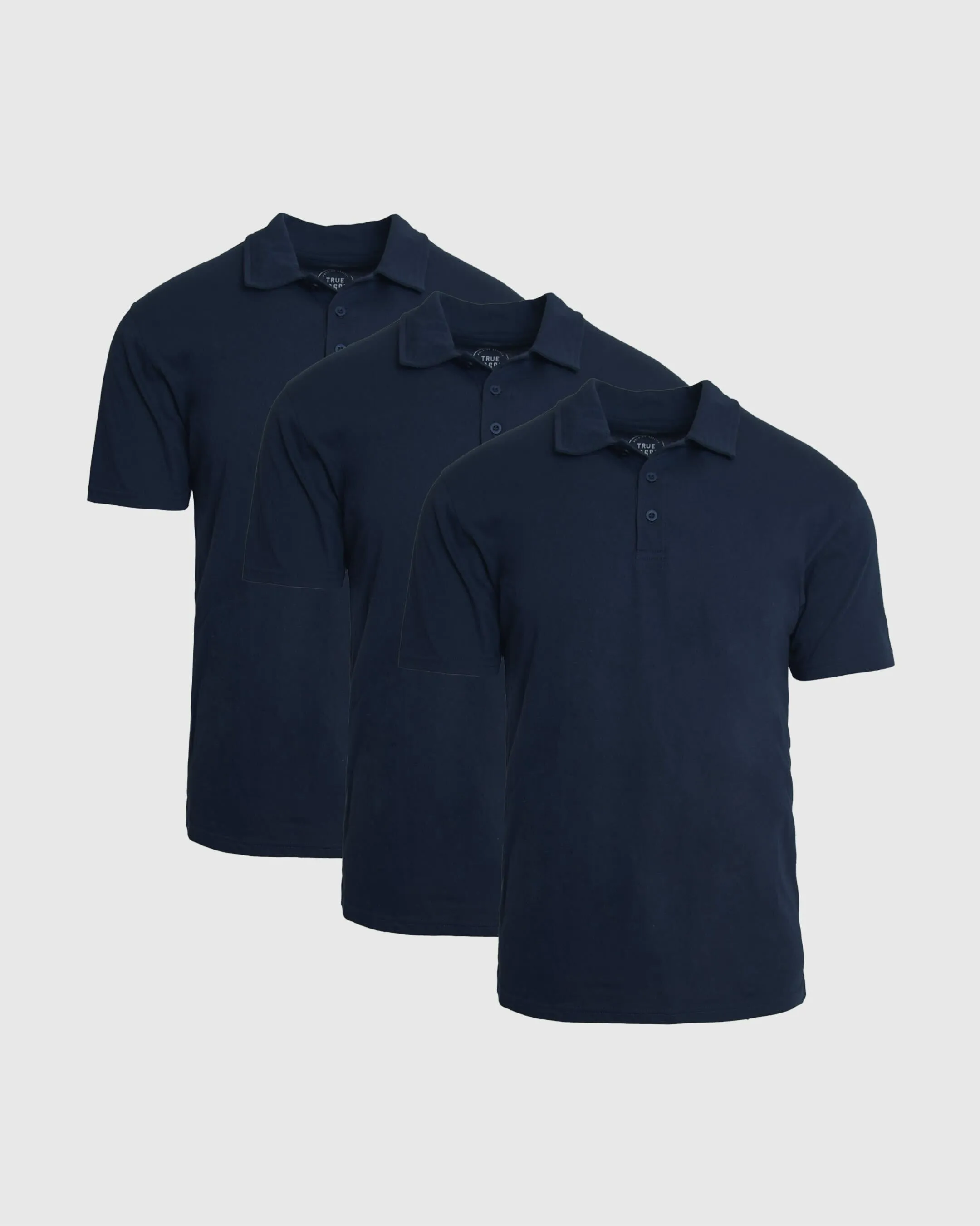 All Navy Short Sleeve Polo 3-Pack