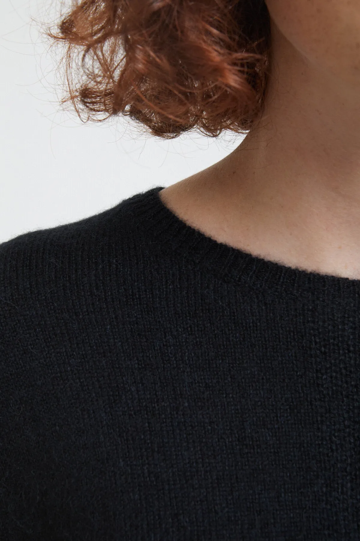 Alpaca wool crewneck jumper