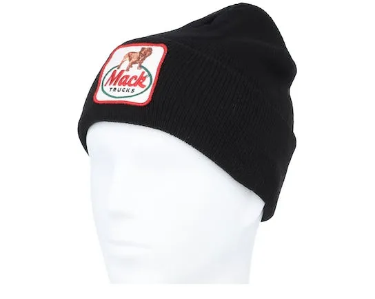 American Needle Mack Truck Cuff Knit Beanie in Black