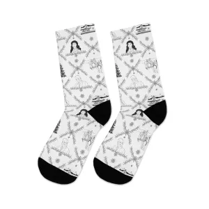 Anne of Green Gables Christmas Print Socks