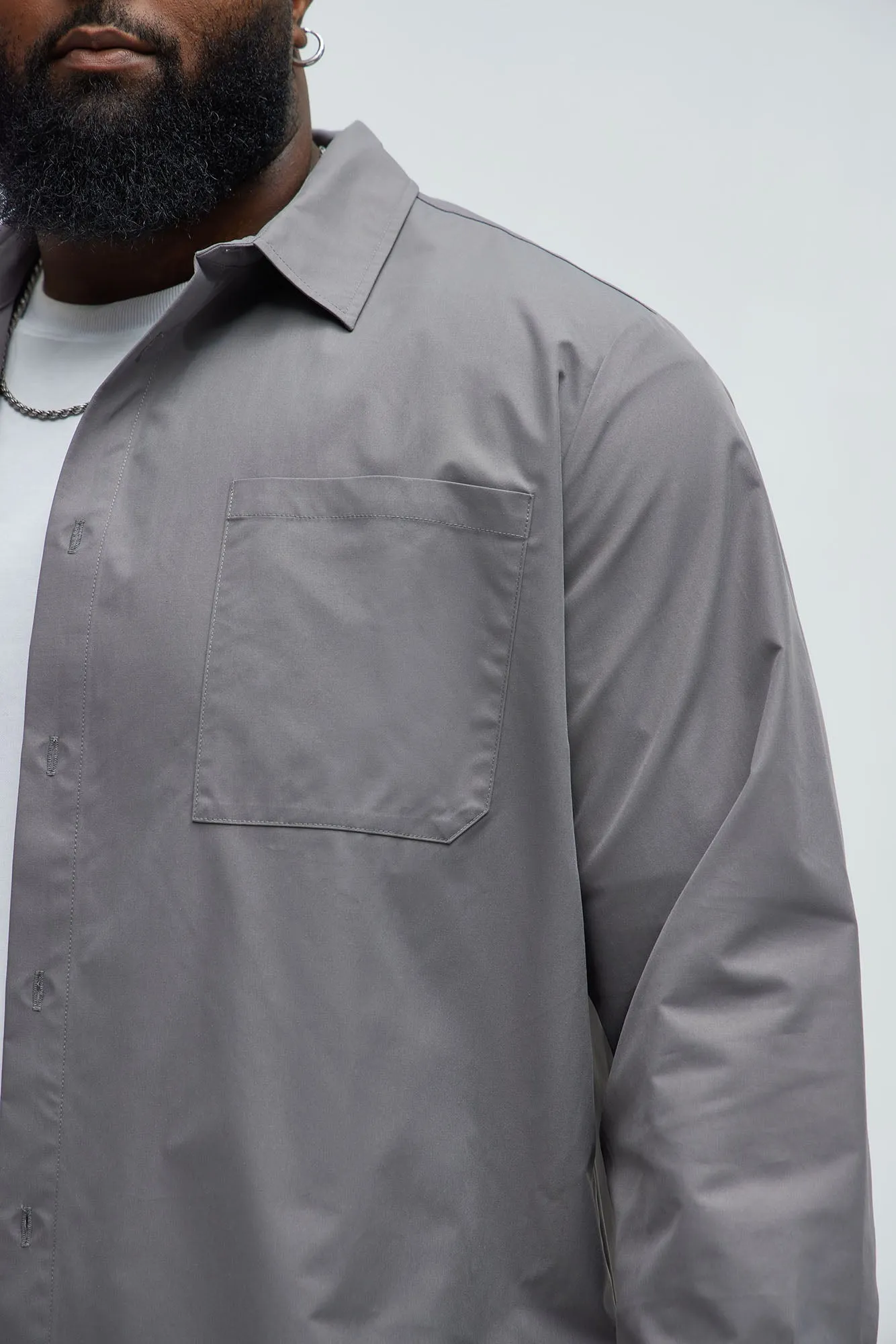 Ansel Tech Shirt - Charcoal