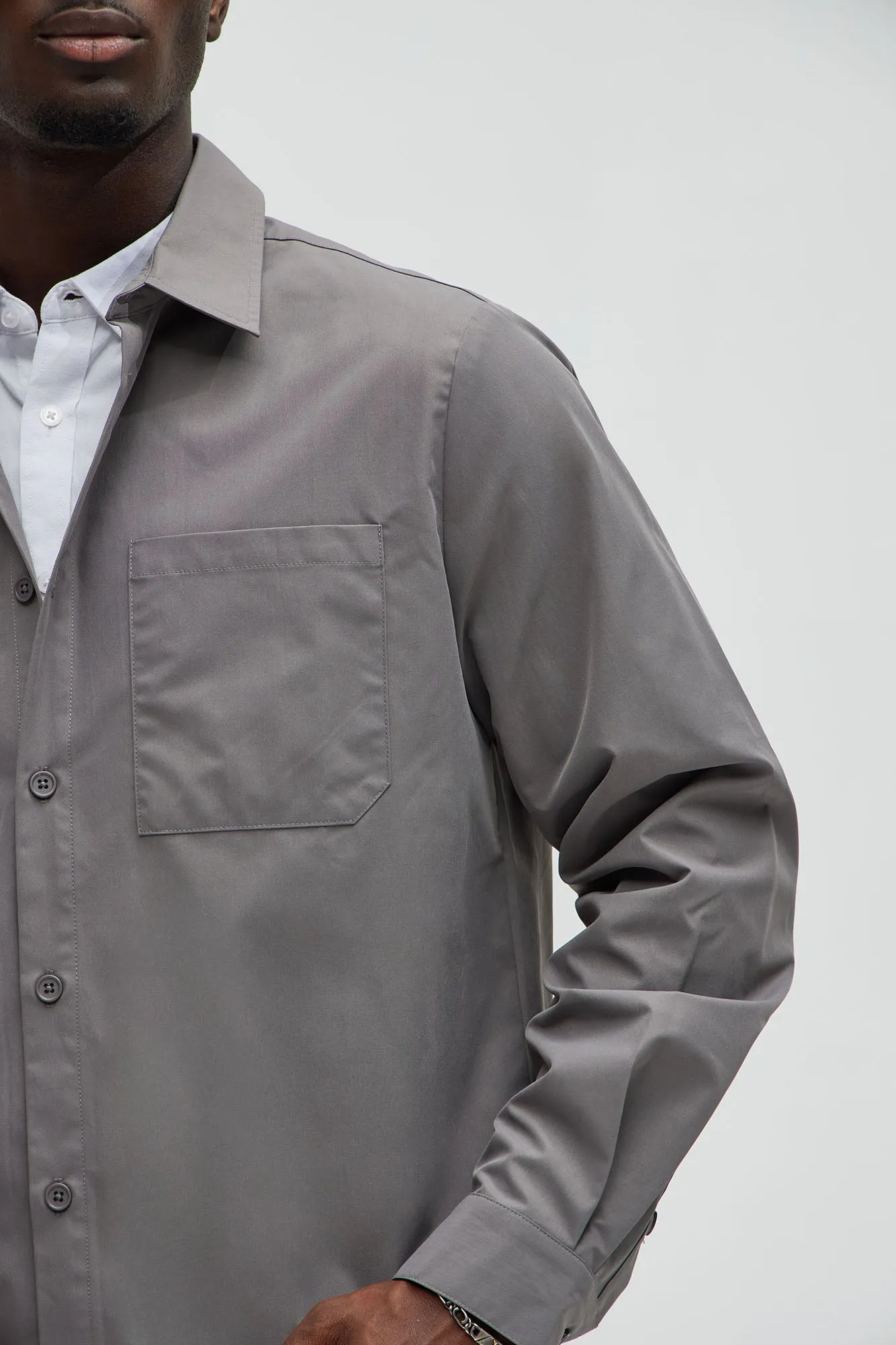 Ansel Tech Shirt - Charcoal