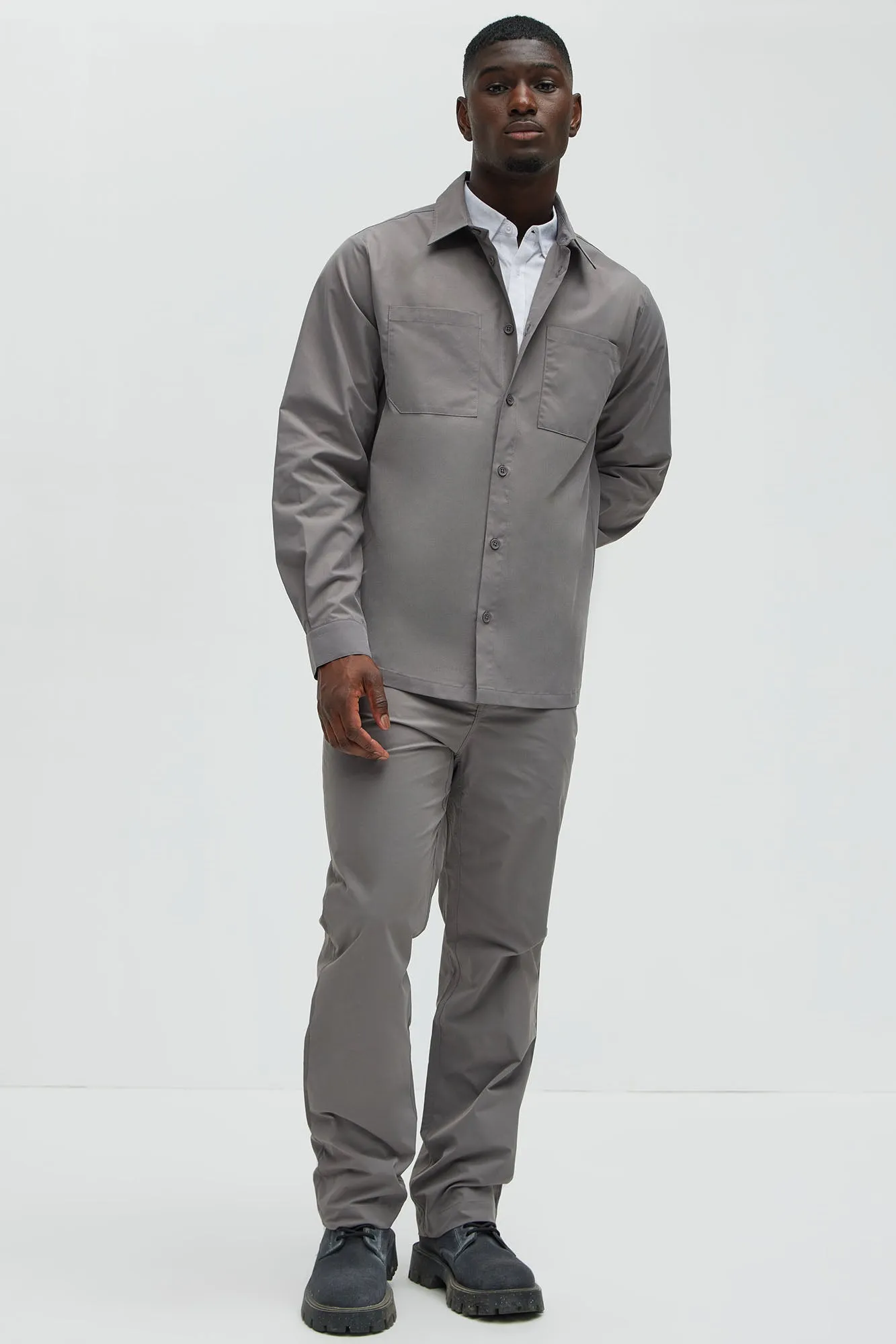 Ansel Tech Shirt - Charcoal