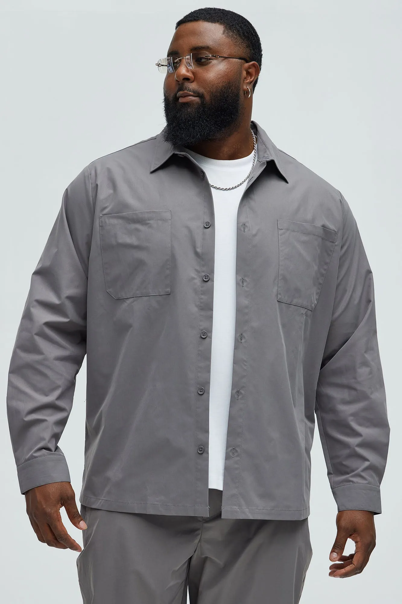 Ansel Tech Shirt - Charcoal