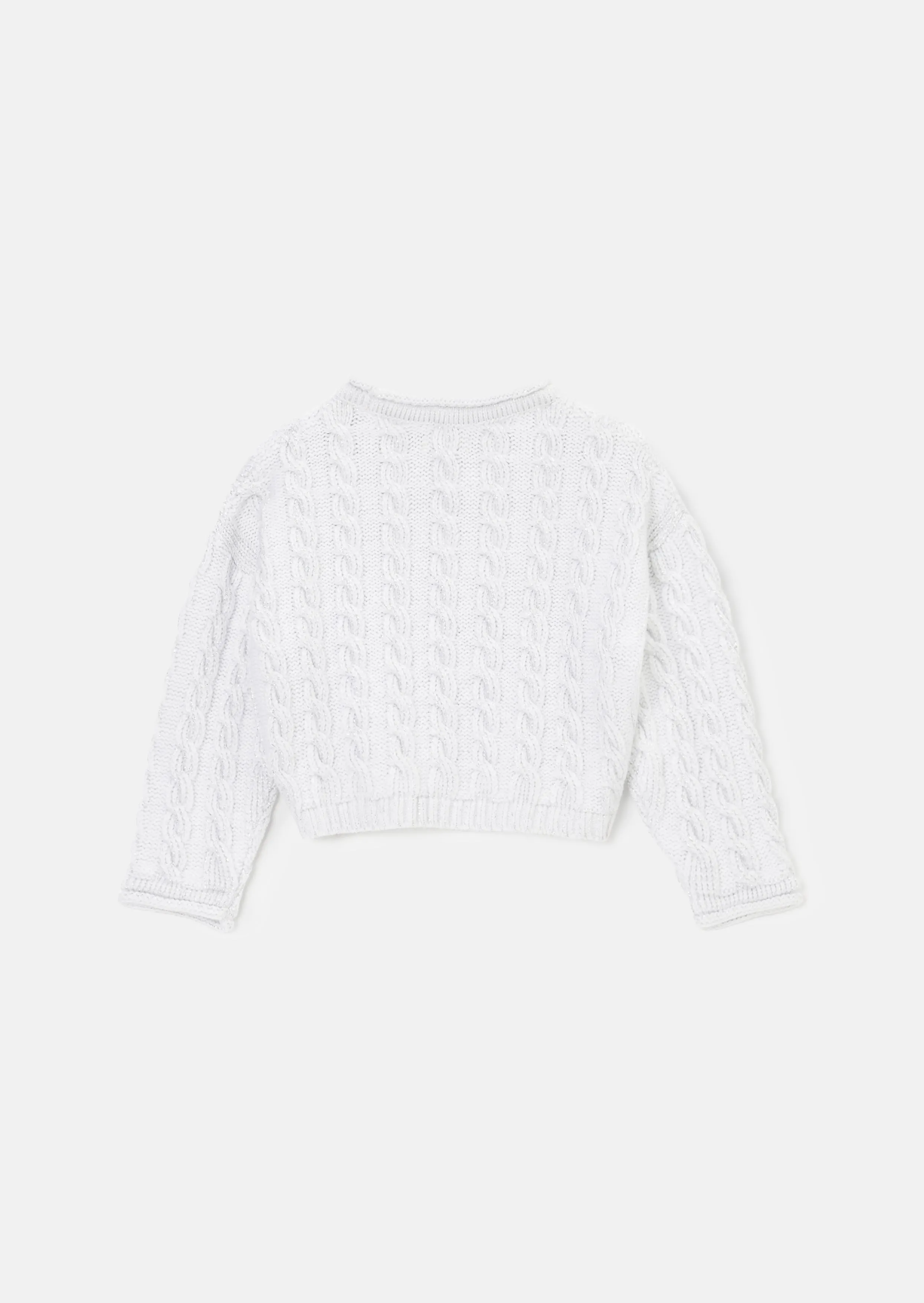 Ariel Silver Metallic Jumper