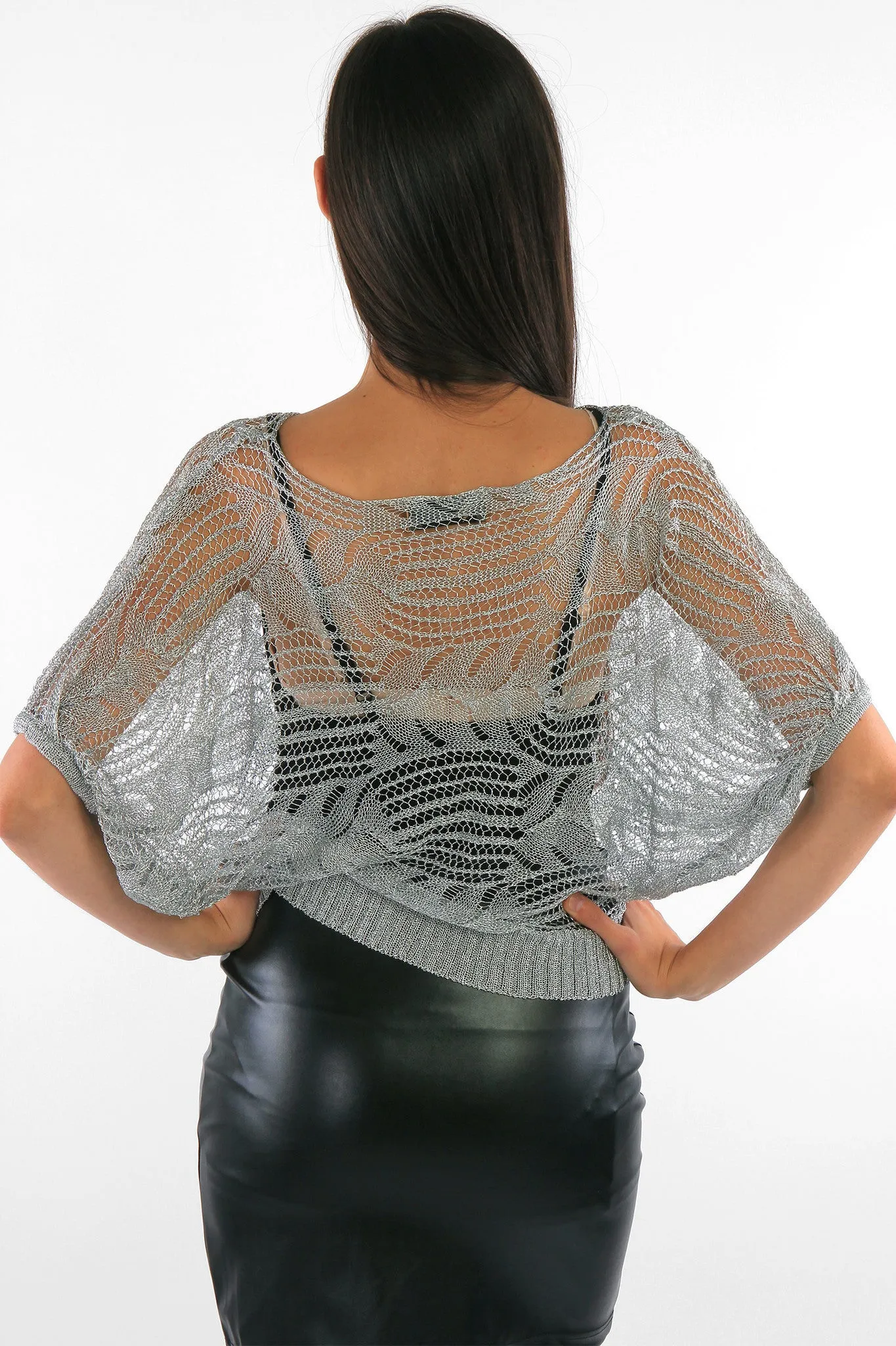 Batwing Metallic Jumper