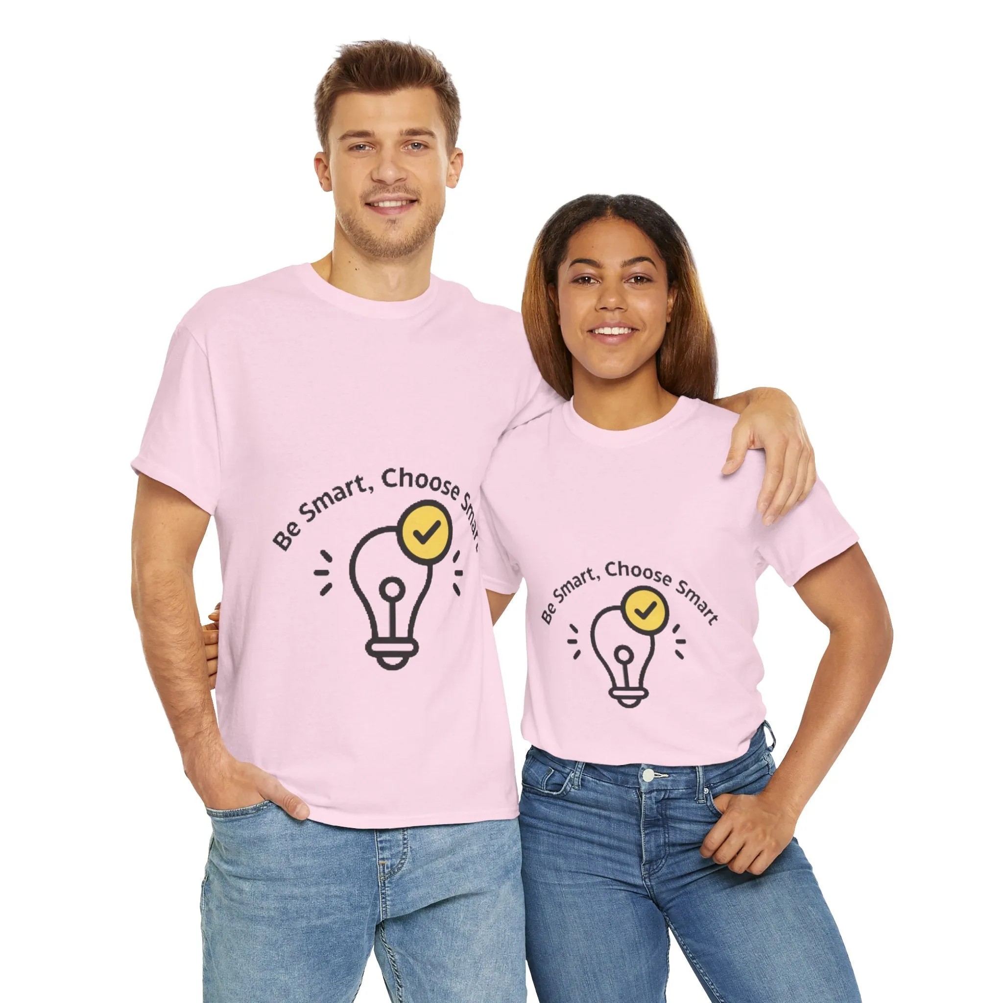 Be Smart Choose Smart Unisex Heavy Cotton Tee