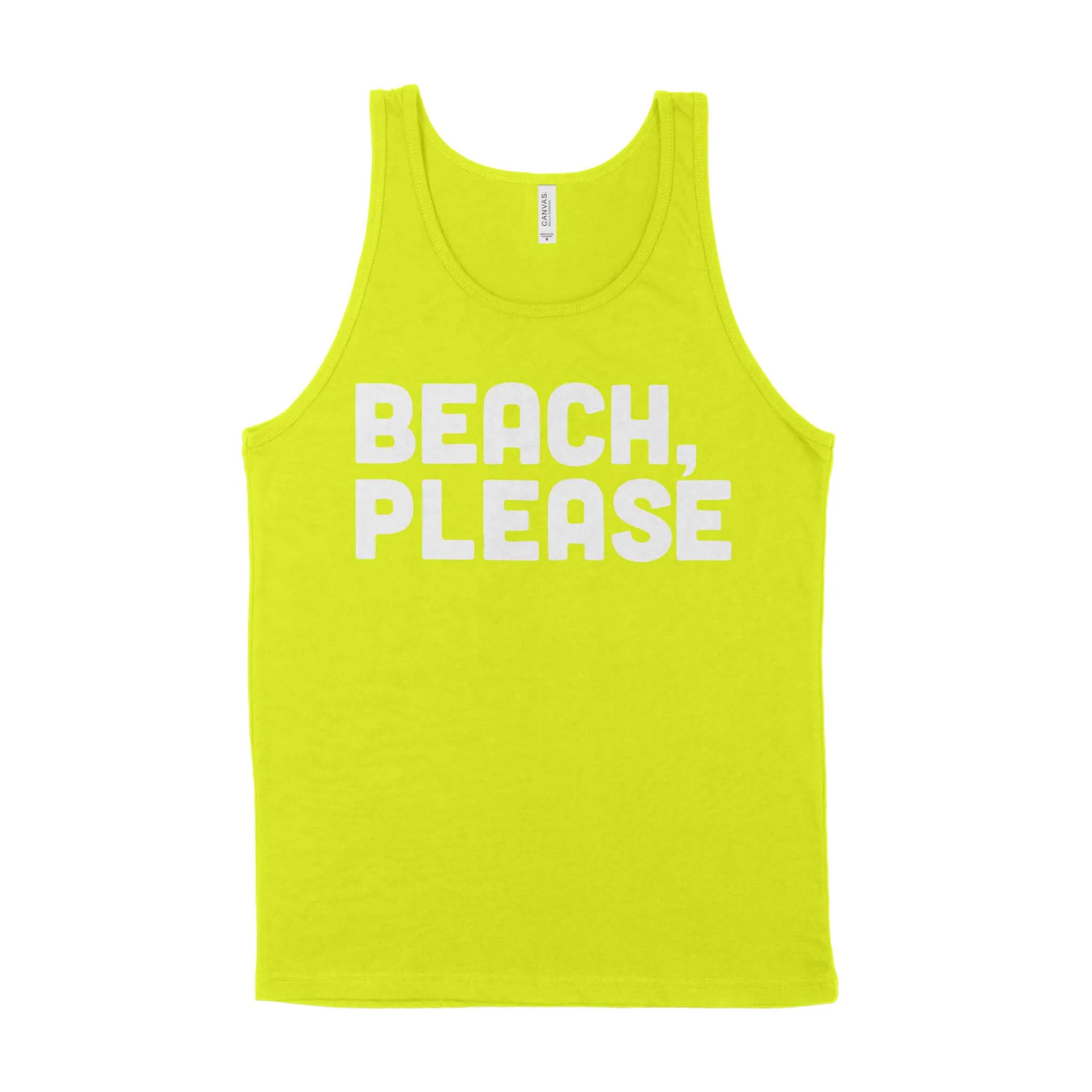 Beach, Please Unisex Tank Top