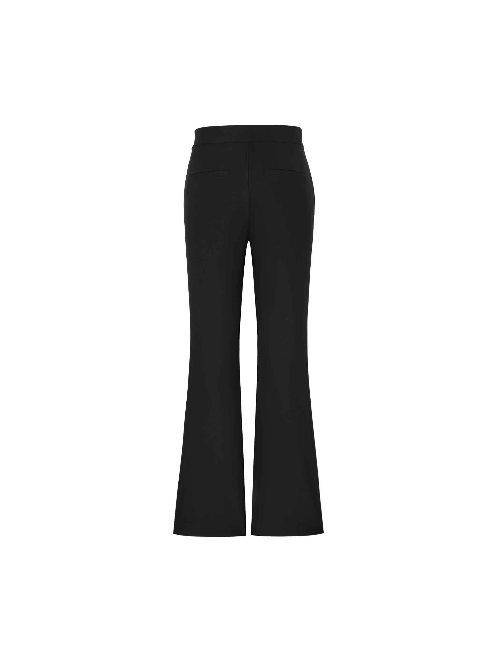 Black Flared Suit Pants