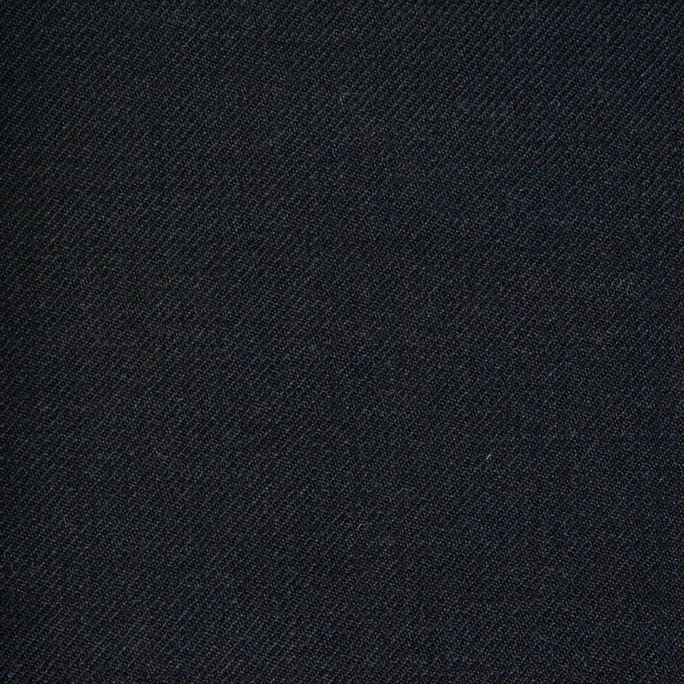 Black Twill All Wool Suiting