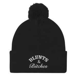 BLUNTS & BITCHES  POM POM BEANIE