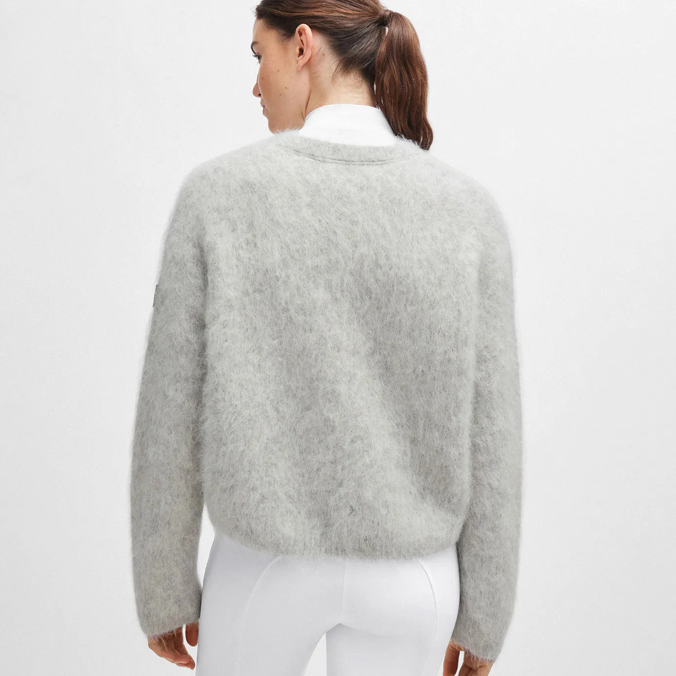 BOSS Equestrian Pearl Luxury Jumper - Grey