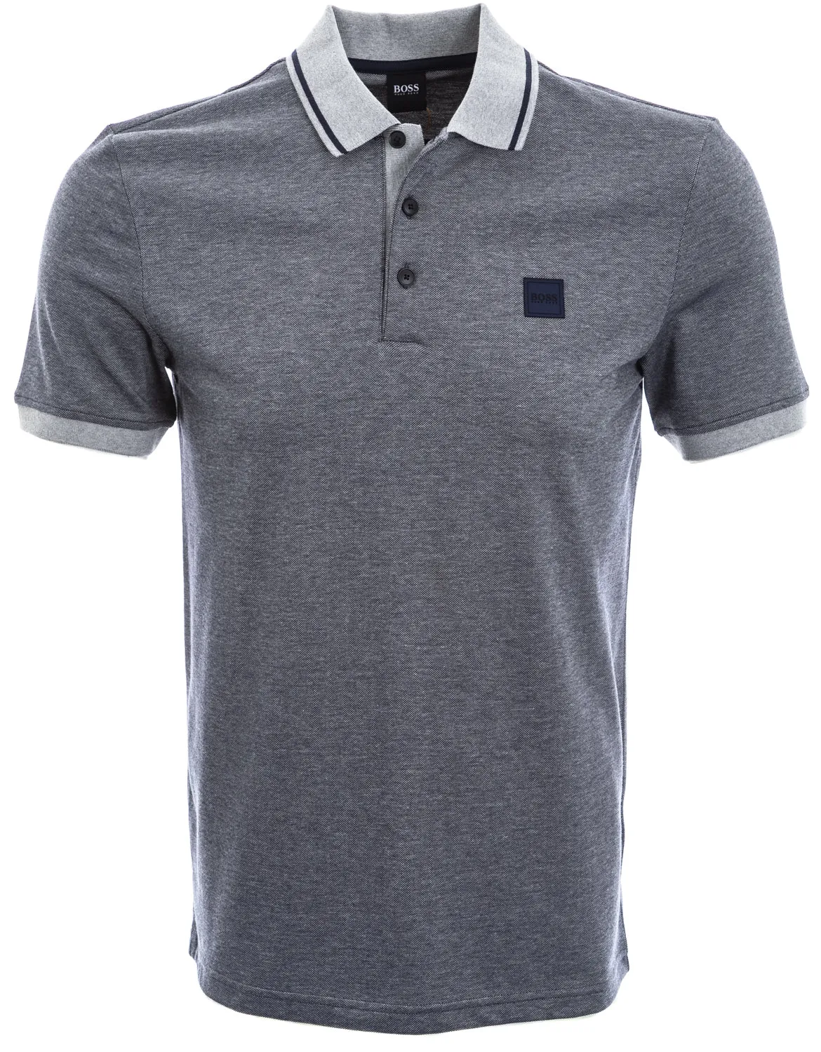 BOSS Pedrive Polo Shirt in Navy Marl