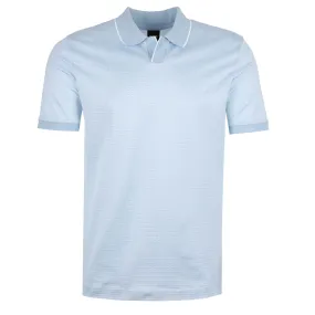 BOSS Pye 14 Polo Shirt in Sky Blue