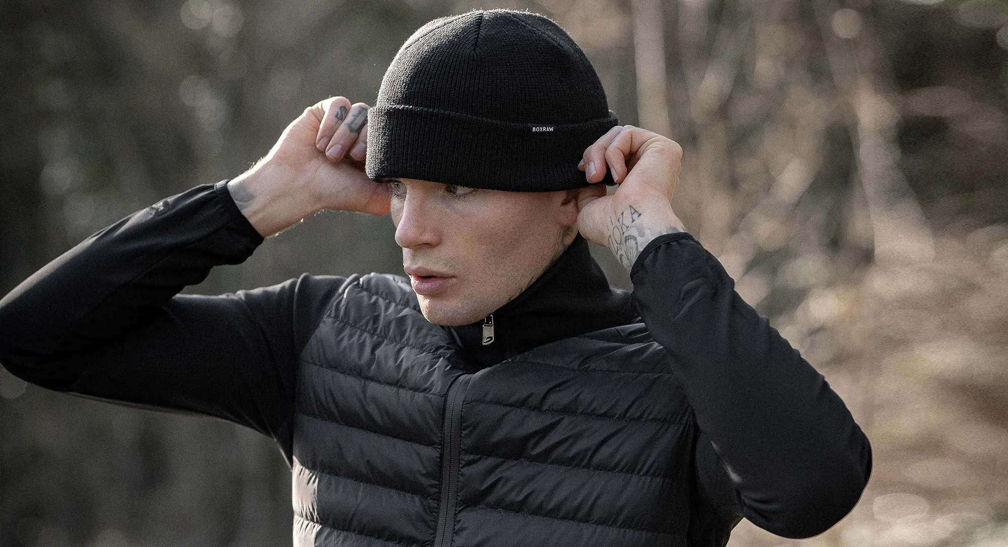 BOXRAW Beanie Hat - Black