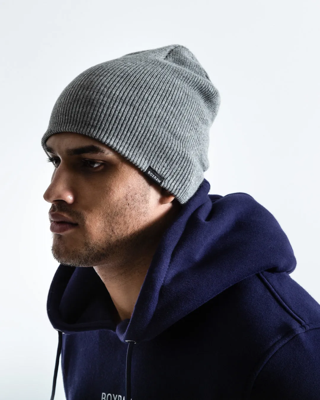 BOXRAW Beanie Hat - Grey