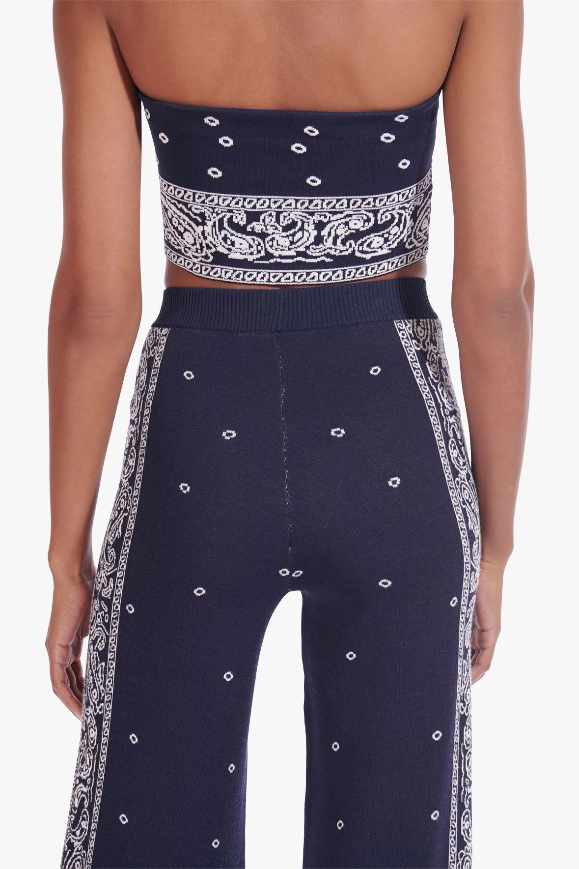 BRAVO PANT | BANDANA PRINT DEEP SEA