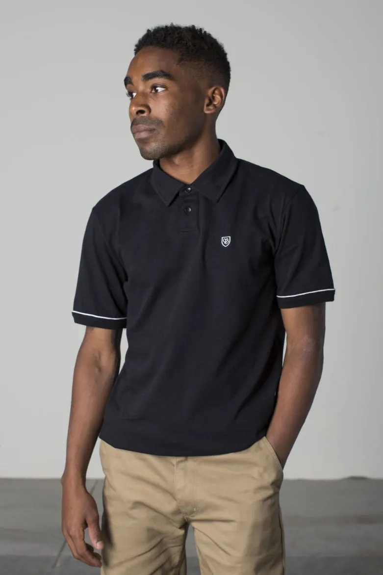 Brixton - Carlos Men's S/S Polo Knit, Black