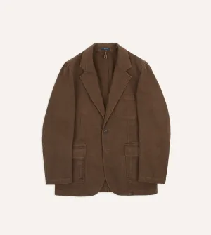 Brown Heavy Cotton Twill Games Blazer Mk. I