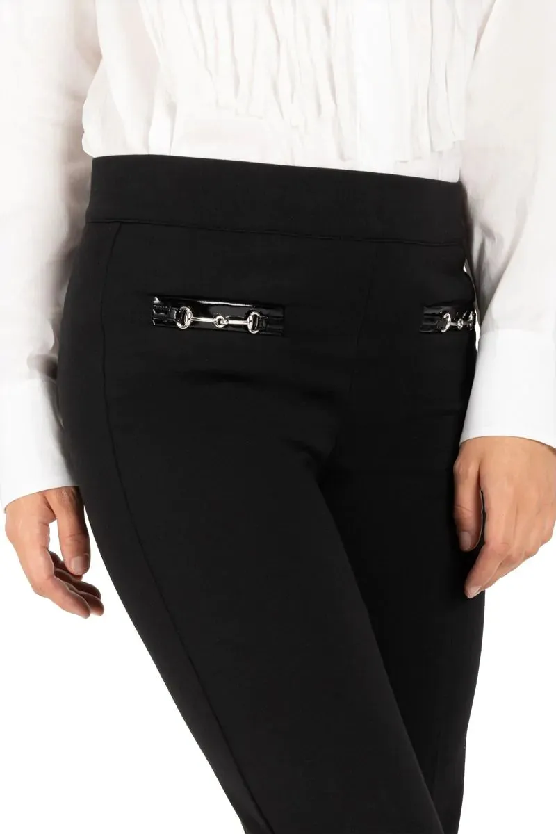 Cambio Women's Faith Equestrian Bit Pants in Black