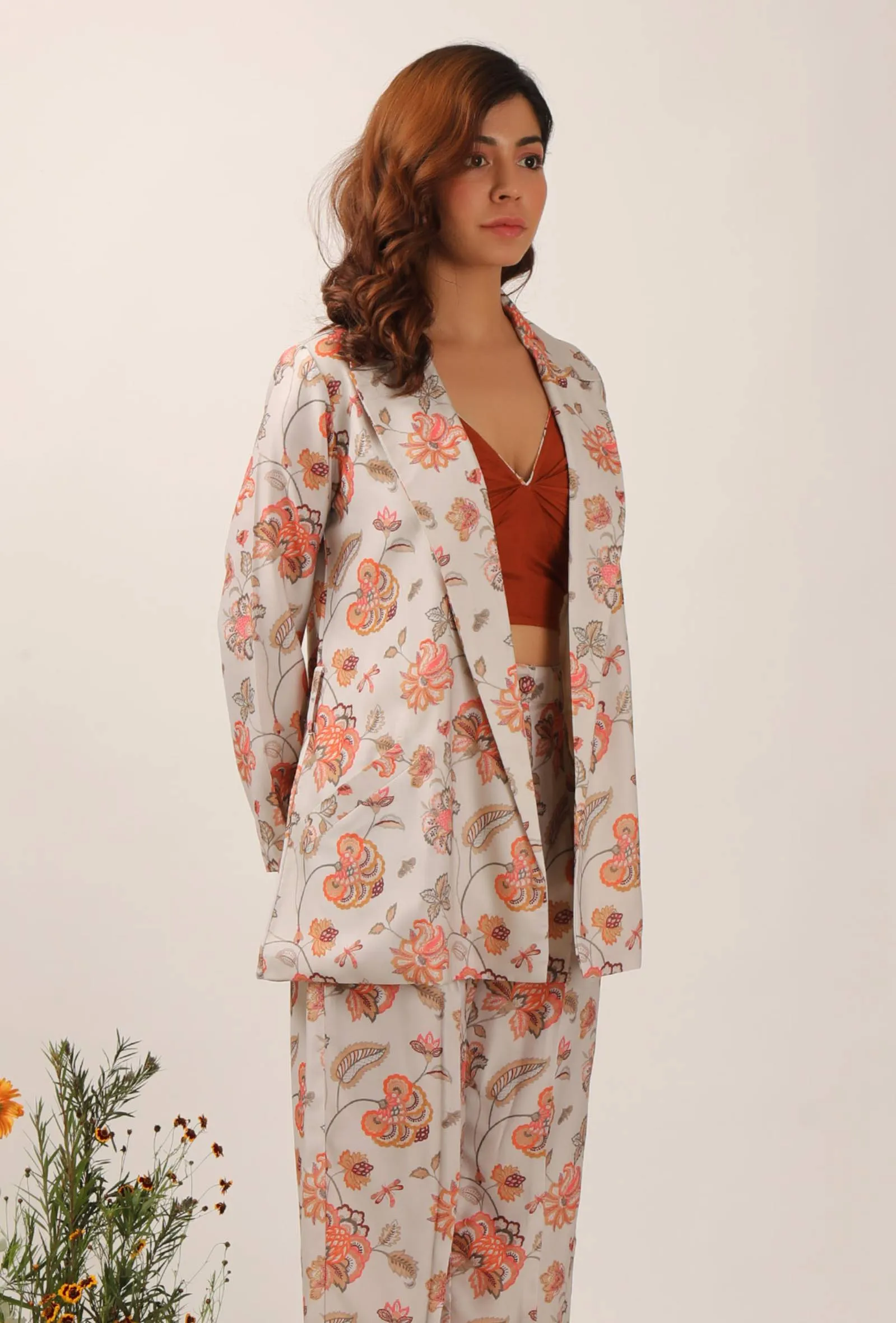 Cara Floral Chintz Summer Blazer