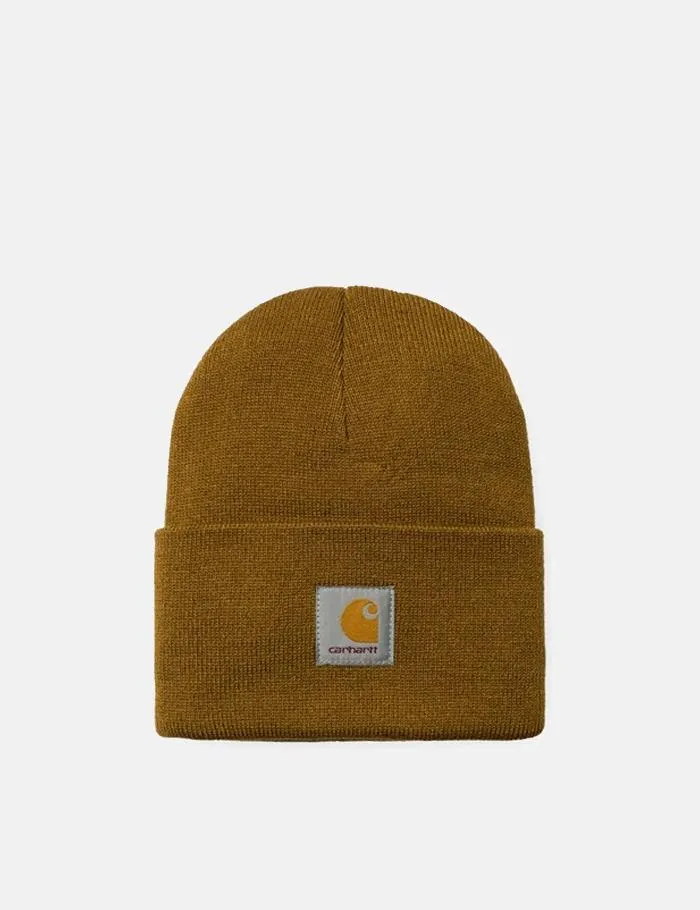 Carhartt-WIP Watch Cap Beanie Hat - Hamilton Brown