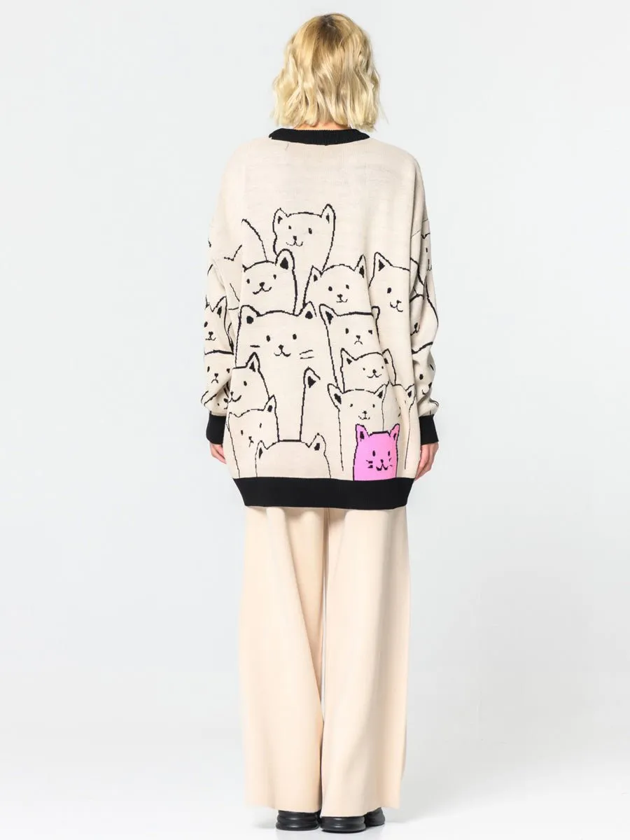 CG Cat Oversized Jumper