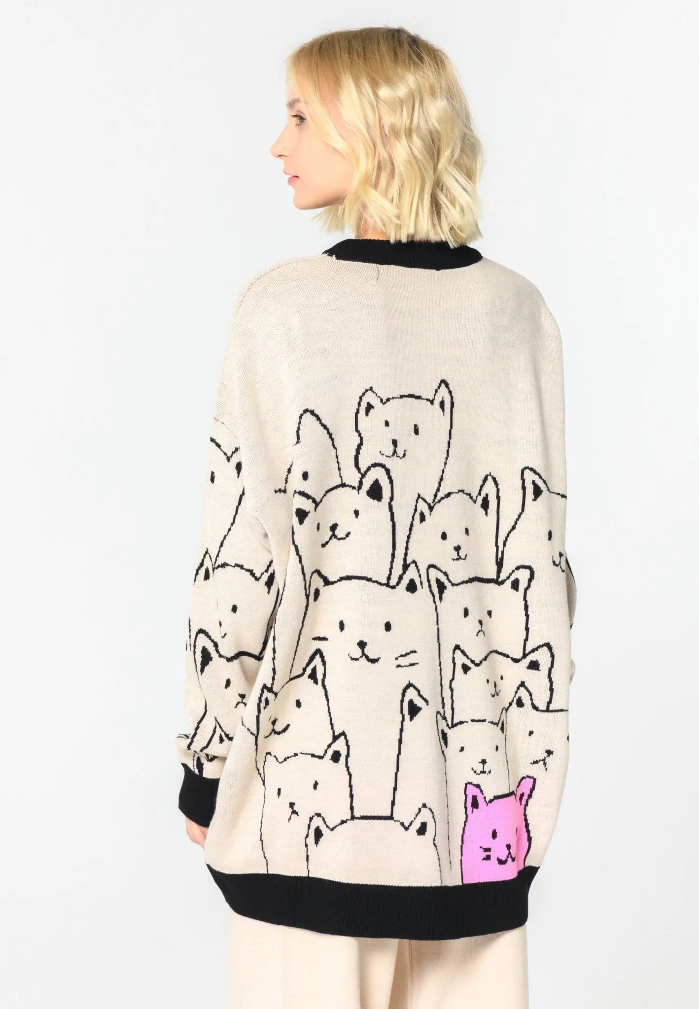 CG Cat Oversized Jumper