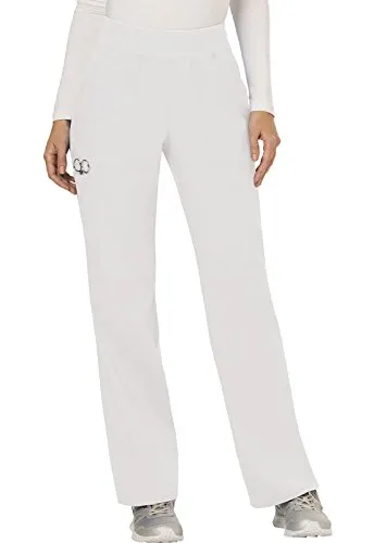 Cherokee WW110P Women's Mid Rise Straight Leg Pull-on Pant Petite