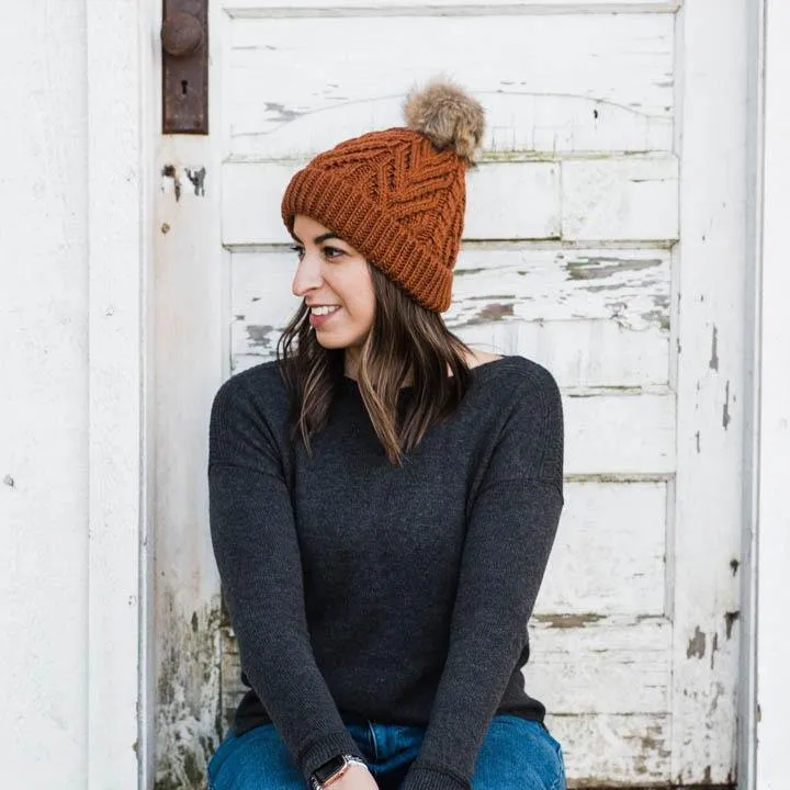 Chili Pop Pom Pom Beanie Hat