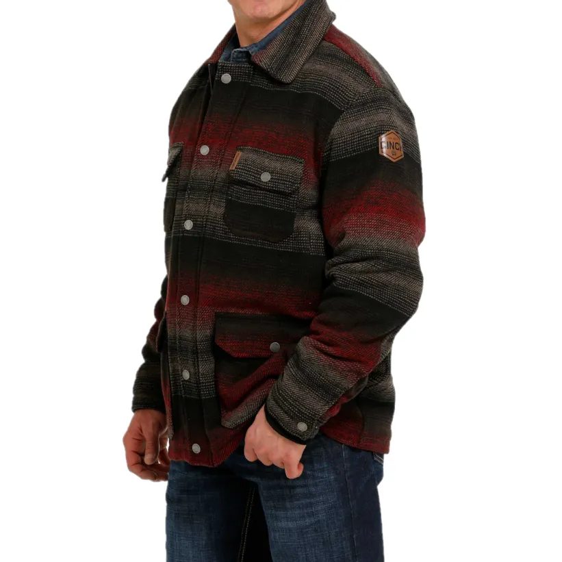 Cinch® Men's Black Striped Frontier Coat MWJ1572001