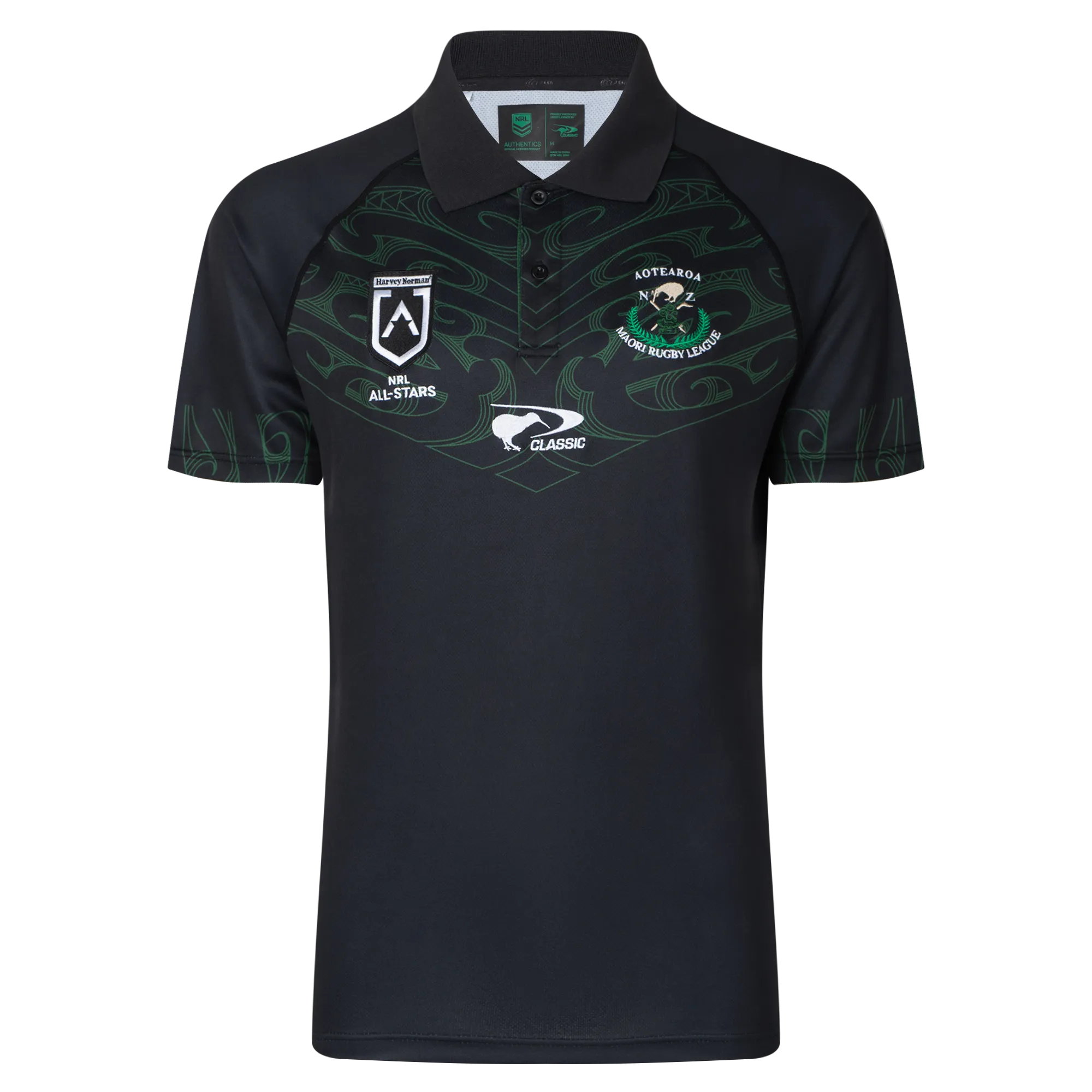 Classic 2023 Maori All Stars Mens Performance Polo