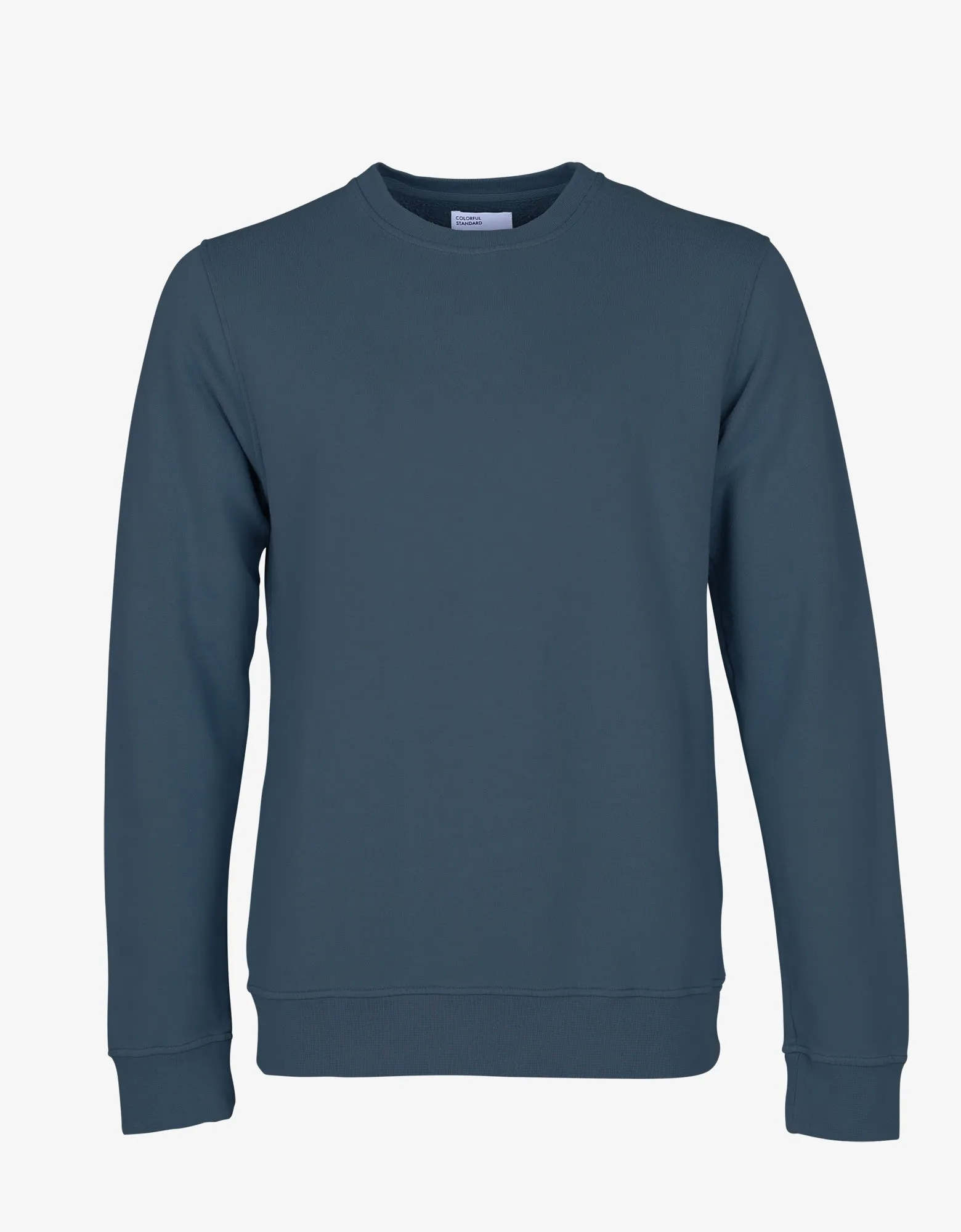 Classic Organic Crew - Petrol Blue