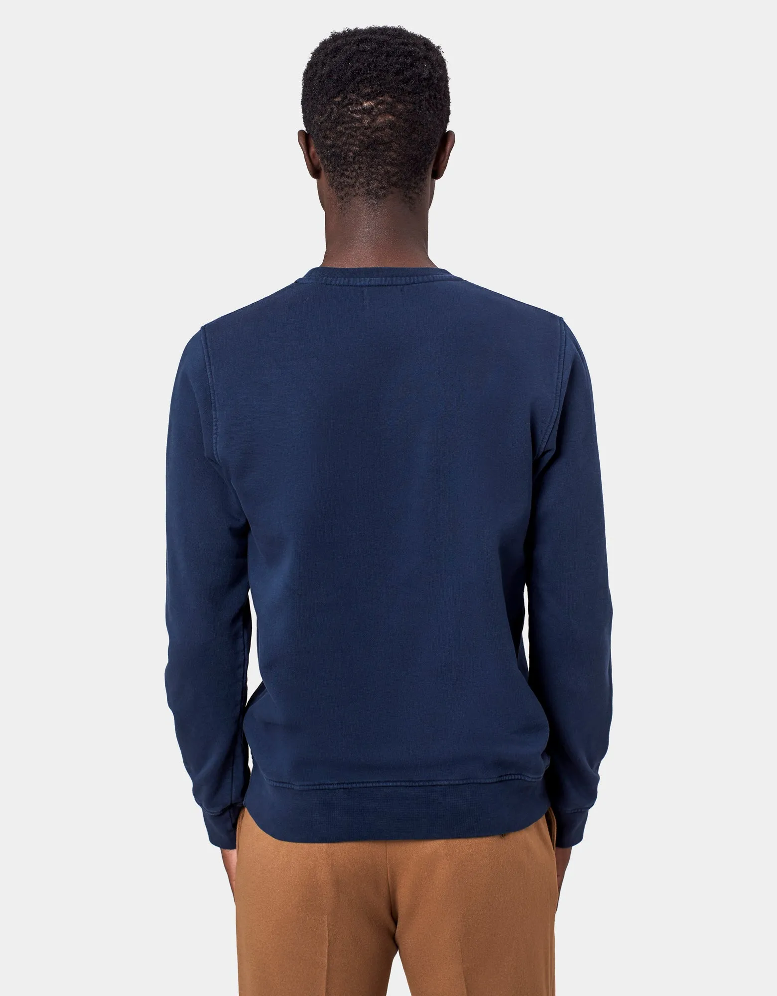 Classic Organic Crew - Petrol Blue