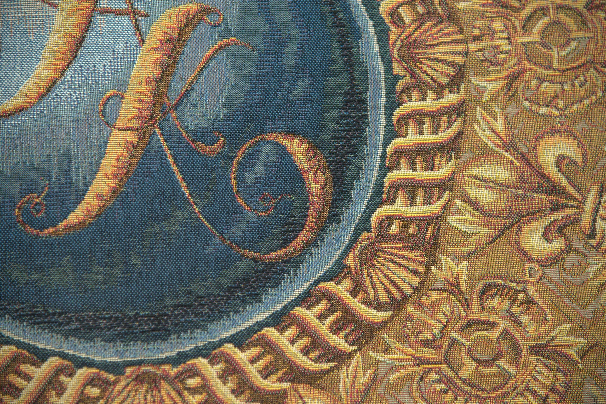 Coat of Arms A.K. Horizontal French Tapestry