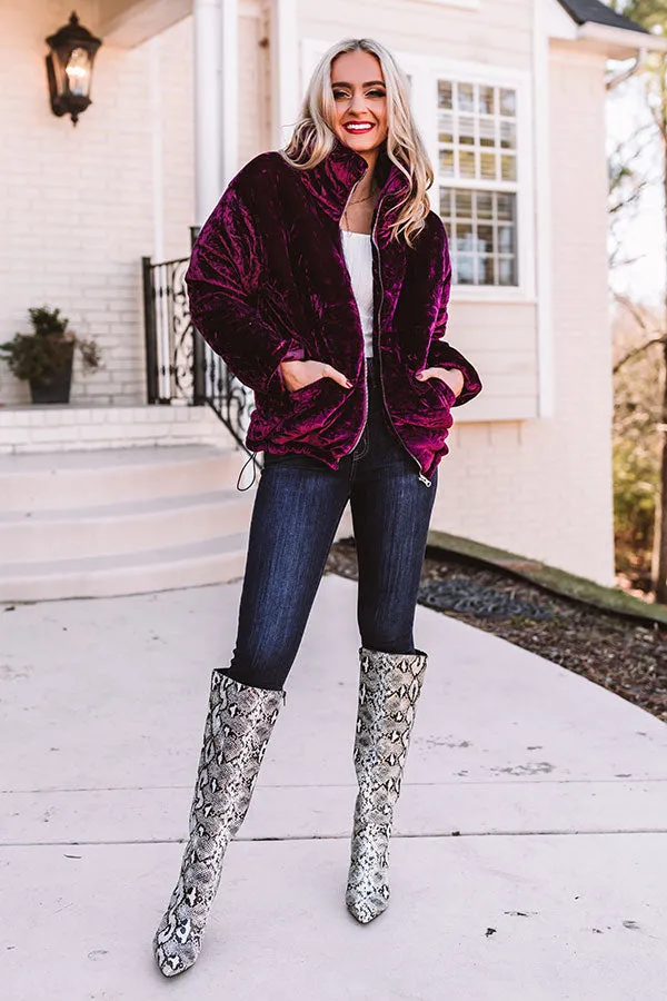 Comfy And Cozy Velvet Jacket