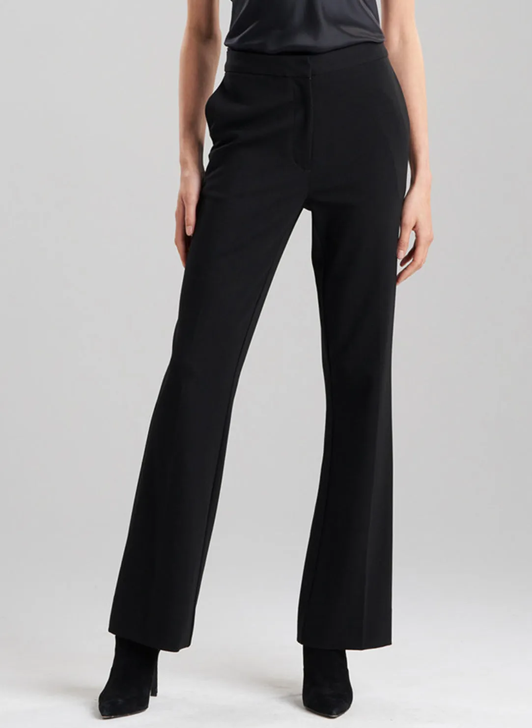 Compact Knit Black Trousers