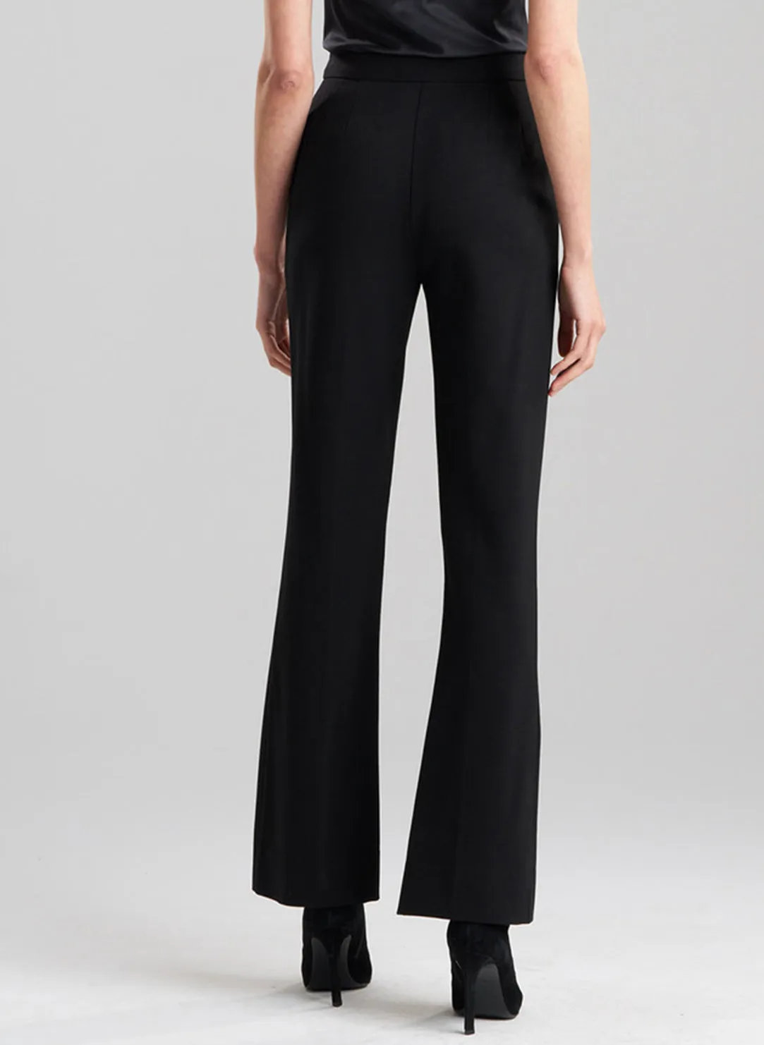 Compact Knit Black Trousers