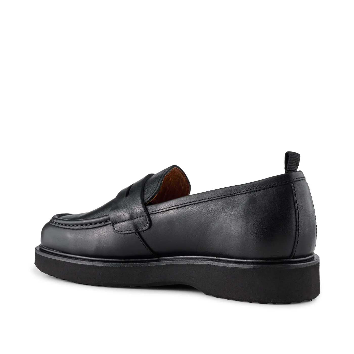 Cosmos loafer leather - BLACK