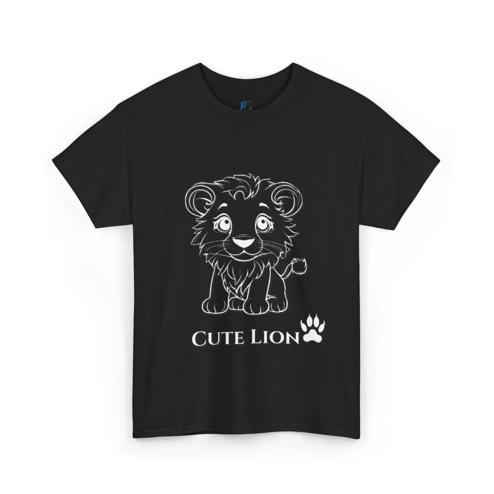 Cute Lion design Unisex Heavy Cotton Tee