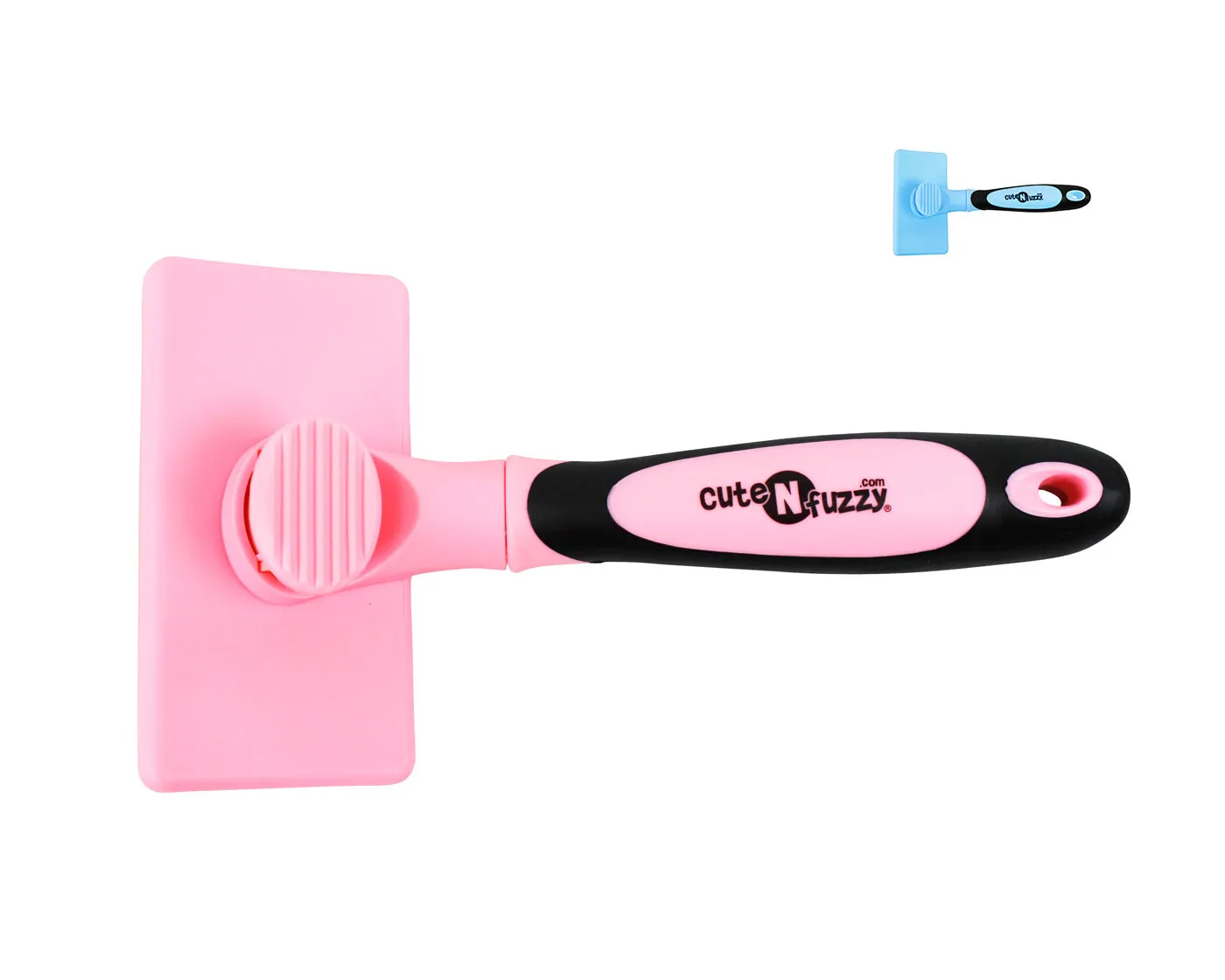 CuteNfuzzy Self Cleaning Pet Slicker Brush