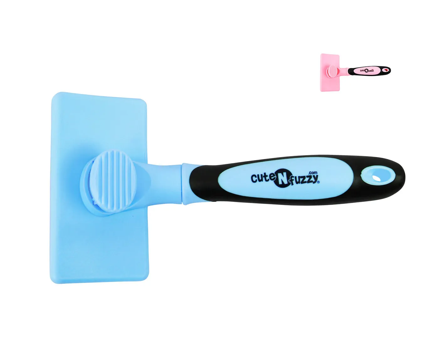 CuteNfuzzy Self Cleaning Pet Slicker Brush